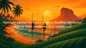 Openbaar vervoer Sri Lanka of prive chauffeur Sri Lanka? Kies de beste manier om je te verplaatsen!
